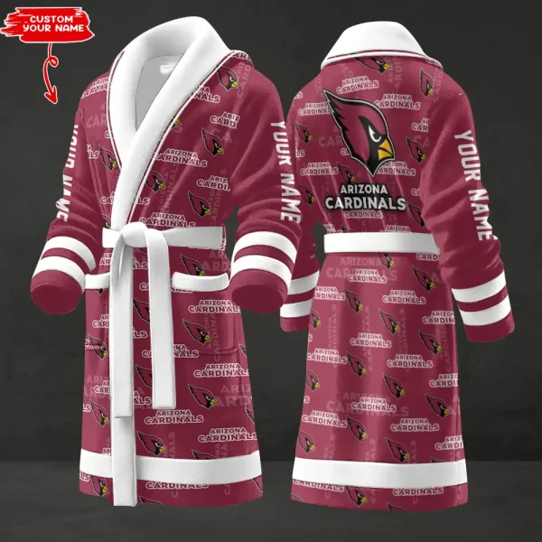 Arizona Cardinals Luxurious Comfort Meets Sporty Style Bathrobe SPTBATHROBE162