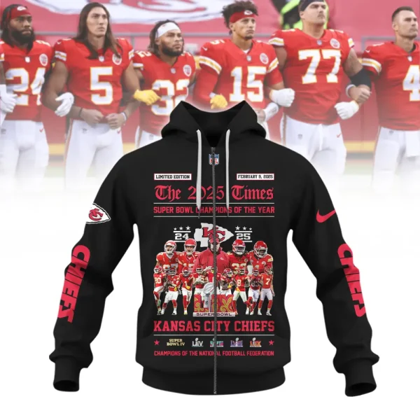 SPECIAL LIMITED EDITION IN 2025 - Kansas City Chiefs Hoodie AZHD727 - Image 3