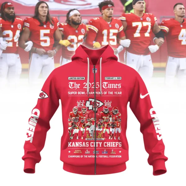 SPECIAL LIMITED EDITION IN 2025 - Kansas City Chiefs Hoodie AZHD727 - Image 2