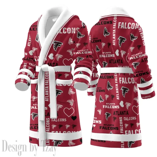 Atlanta Falcons Luxurious Comfort Meets Sporty Style Bathrobe SPTBATHROBE165