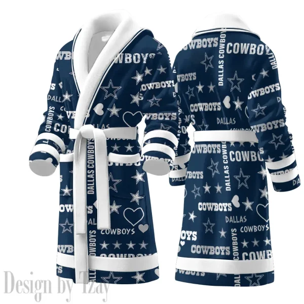 Dallas Cowboys Luxurious Comfort Meets Sporty Style Bathrobe SPTBATHROBE172