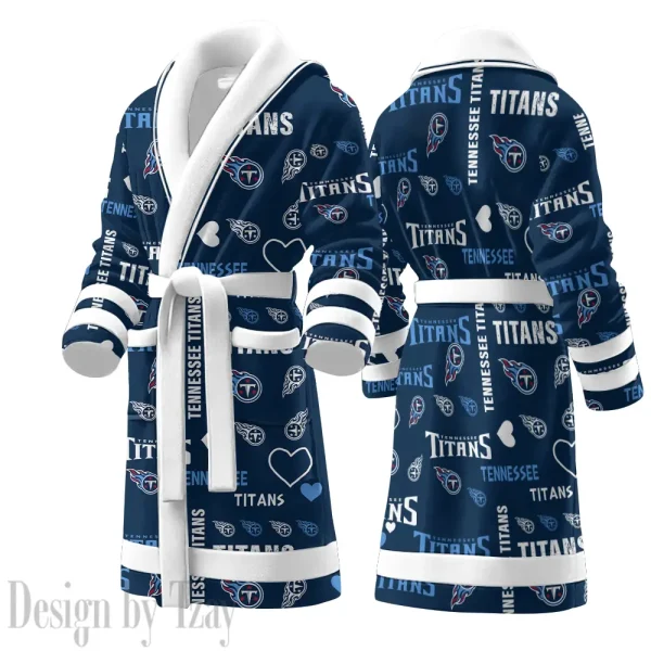 Tennessee Titans Luxurious Comfort Meets Sporty Style Bathrobe SPTBATHROBE194