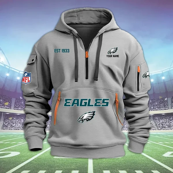 SPECIAL LIMITED EDITION IN 2025 - Philadelphia Eagles Heavy Hoodies AZHEAVYHD346 - Image 3