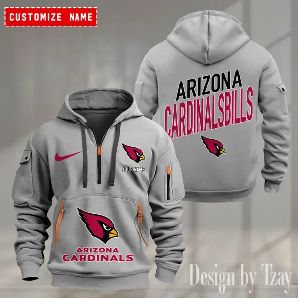 Arizona Cardinals Heavy Hoodie AZHEAVYHD347 - Image 3