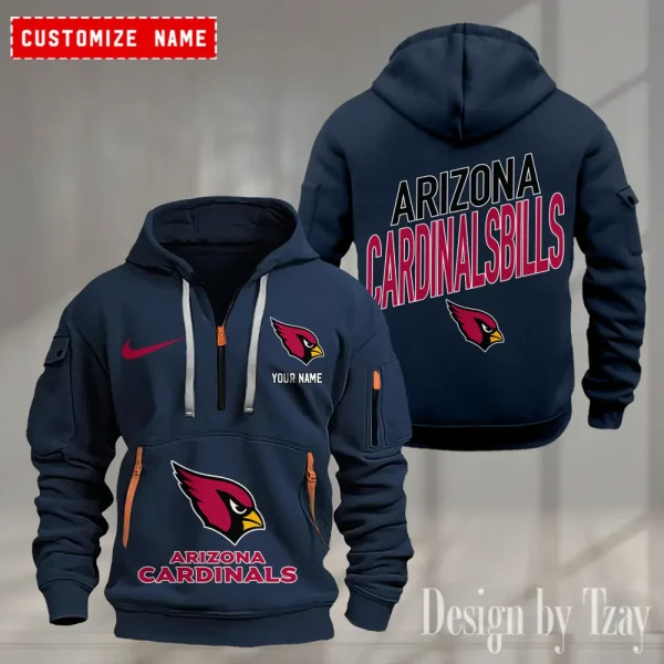 Arizona Cardinals Heavy Hoodie AZHEAVYHD347 - Image 4