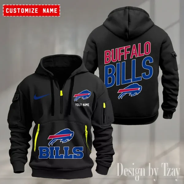 Buffalo Bills Heavy Hoodie AZHEAVYHD350 - Image 2