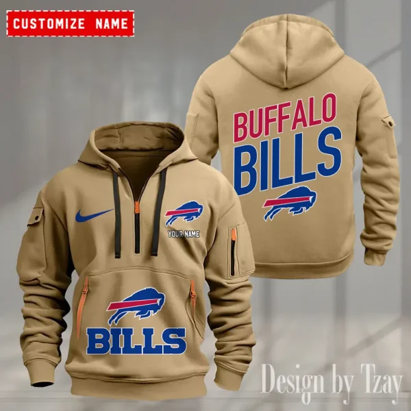 Buffalo Bills Heavy Hoodie AZHEAVYHD350 - Image 3