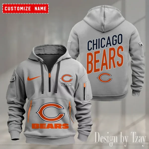 Chicago Bears Heavy Hoodie AZHEAVYHD352 - Image 3