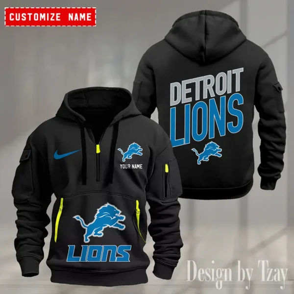 Detroit Lions Heavy Hoodie AZHEAVYHD356 - Image 2