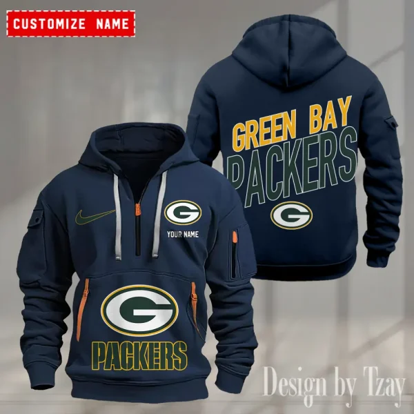 Green Bay Packers Heavy Hoodie AZHEAVYHD357 - Image 4