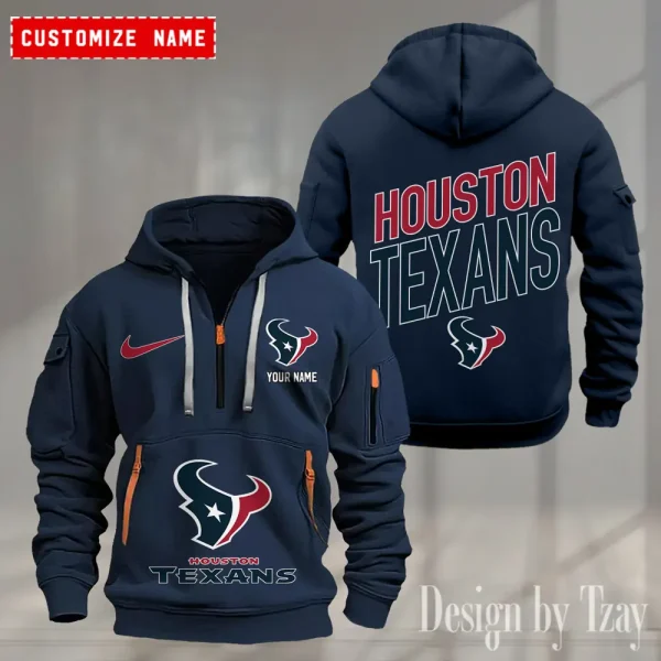 Houston Texans Heavy Hoodie AZHEAVYHD358 - Image 4