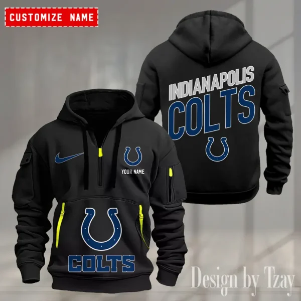 Indianapolis Colts Heavy Hoodie AZHEAVYHD359 - Image 2