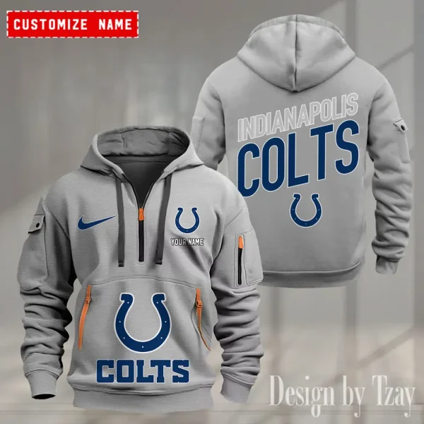 Indianapolis Colts Heavy Hoodie AZHEAVYHD359 - Image 4