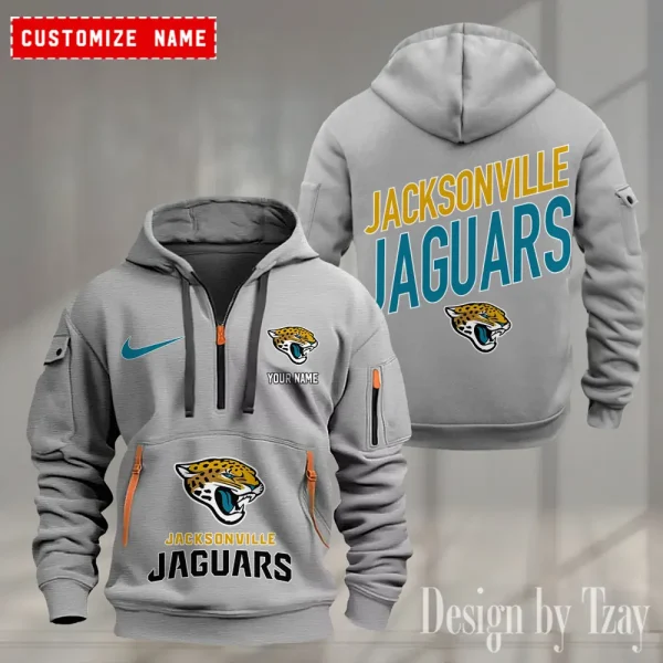 Jacksonville Jaguars Heavy Hoodie AZHEAVYHD360 - Image 3