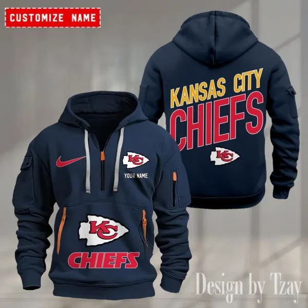 Kansas City Chiefs Heavy Hoodie AZHEAVYHD361 - Image 4