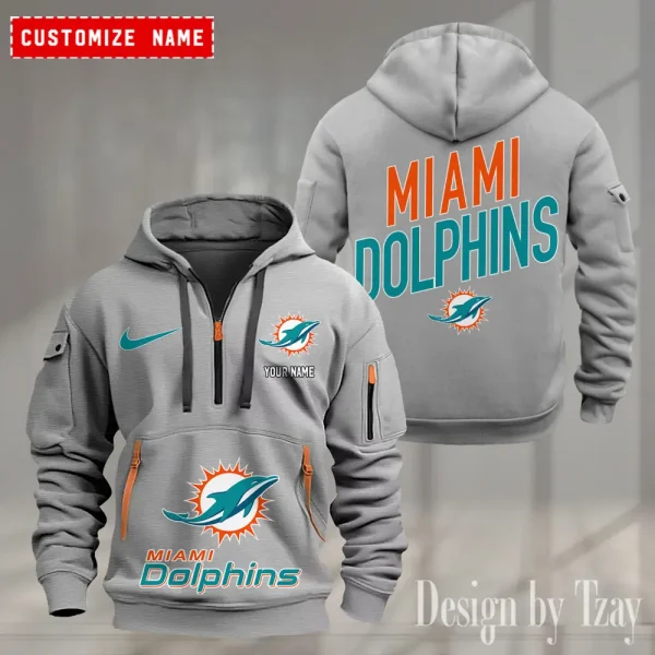 Miami Dolphins Heavy Hoodie AZHEAVYHD365