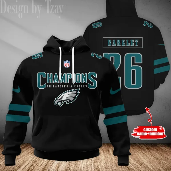 Philadelphia Eagles 3D Printed Pullover Hoodie AZHD732 - Image 2