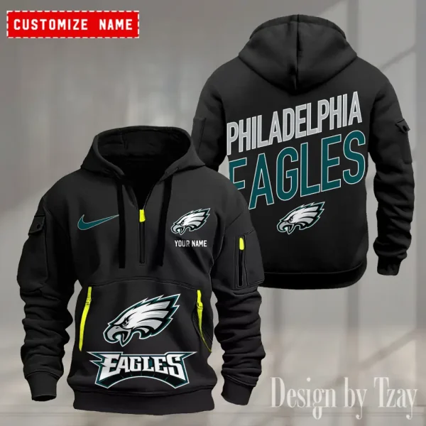 Philadelphia Eagles Heavy Hoodie AZHEAVYHD371 - Image 2