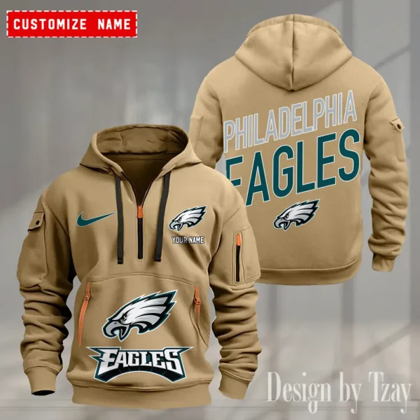 Philadelphia Eagles Heavy Hoodie AZHEAVYHD371 - Image 3