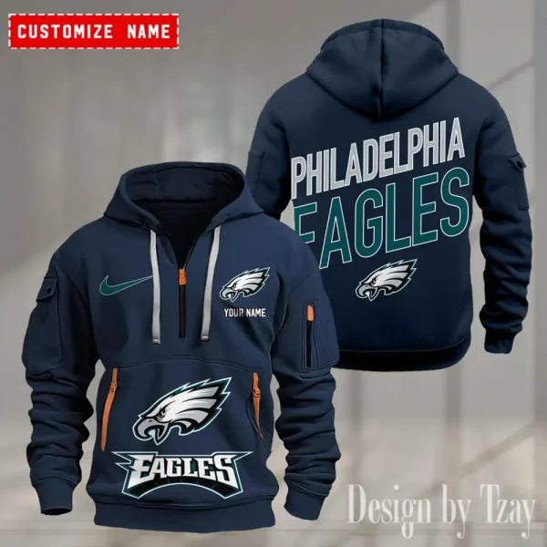 Philadelphia Eagles Heavy Hoodie AZHEAVYHD371 - Image 4