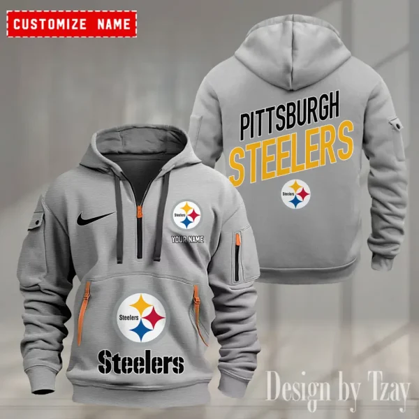 Pittsburgh Steelers Heavy Hoodie AZHEAVYHD372 - Image 3