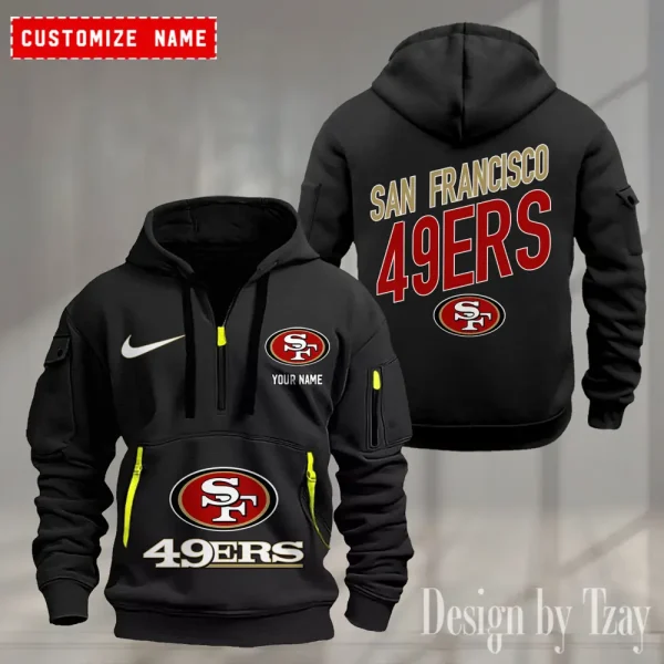 San Francisco 49ers Heavy Hoodie AZHEAVYHD373 - Image 2