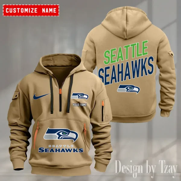 Seattle Seahawks Heavy Hoodie AZHEAVYHD374 - Image 2