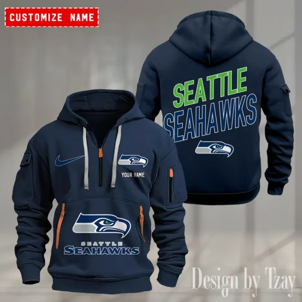 Seattle Seahawks Heavy Hoodie AZHEAVYHD374 - Image 4