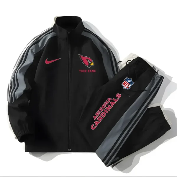 Arizona Cardinals New Style Versatile Sports Set Jacket And Pants S9VSS2PS001 - Image 2