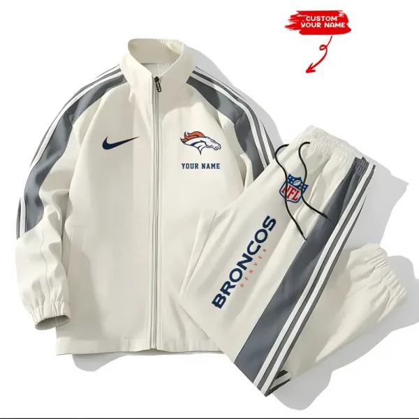 Denver Broncos New Style Versatile Sports Set Jacket And Pants S9VSS2PS010