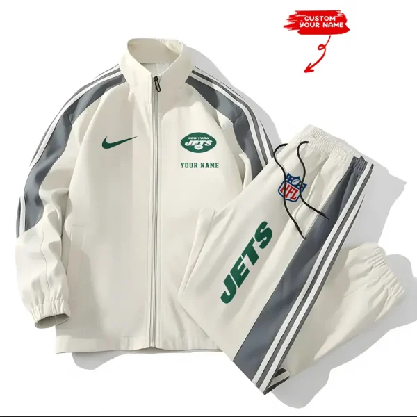 New York Jets New Style Versatile Sports Set Jacket And Pants S9VSS2PS025