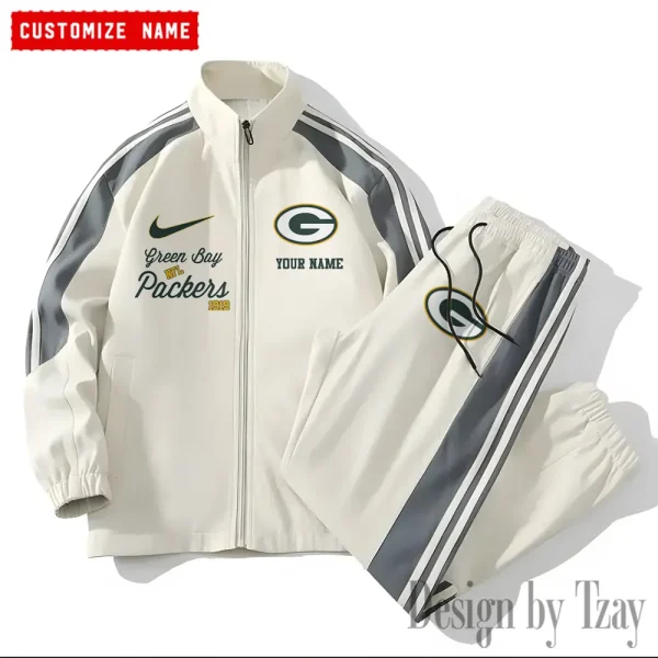 Green Bay Packers New Style Versatile Sports Set Jacket And Pants S9VSS2PS044