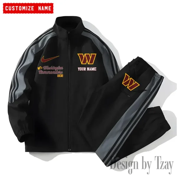 Washington Commanders New Style Versatile Sports Set Jacket And Pants S9VSS2PS064 - Image 2