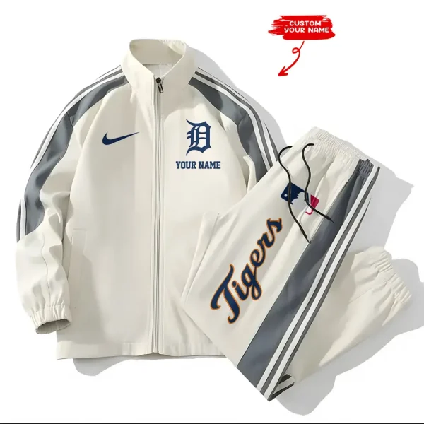 Detroit Tigers MLB New Style Versatile Sports Set Jacket And Pants S9VSS2PS074