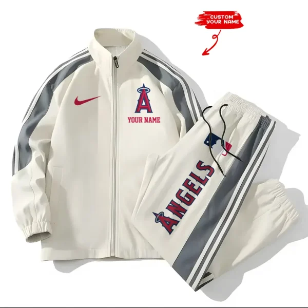 Los Angeles Angels MLB New Style Versatile Sports Set Jacket And Pants S9VSS2PS077