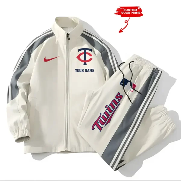 Minnesota Twins MLB New Style Versatile Sports Set Jacket And Pants S9VSS2PS081