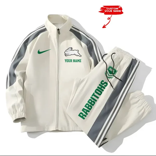 South Sydney Rabbitohs NRL New Style Versatile Sports Set Jacket And Pants S9VSS2PS097 - Image 2