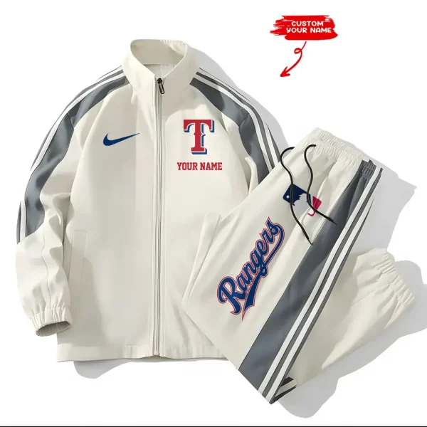 Texas Rangers MLB New Style Versatile Sports Set Jacket And Pants S9VSS2PS092