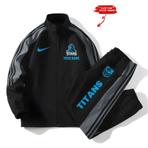 Gold Coast Titans NRL New Style Versatile Sports Set Jacket And Pants S9VSS2PS104 - Image 2