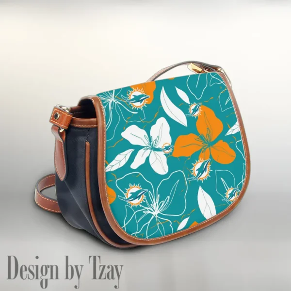 Miami Dolphins New Fashion Ladies Messenger Bag SPTLMB020 - Image 2