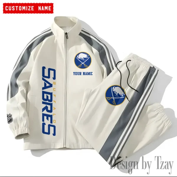 Buffalo Sabres NHL New Style Versatile Sports Set Jacket And Pants S9VSS2PS113 - Image 2