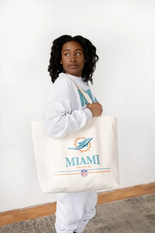 Miami Dolphins Canvas Tote Bag AZCANVASBAG035