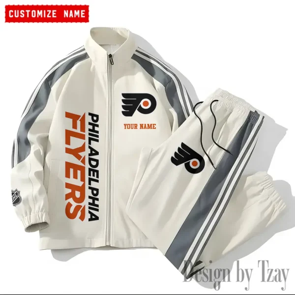 Philadelphia Flyers NHL New Style Versatile Sports Set Jacket And Pants S9VSS2PS140