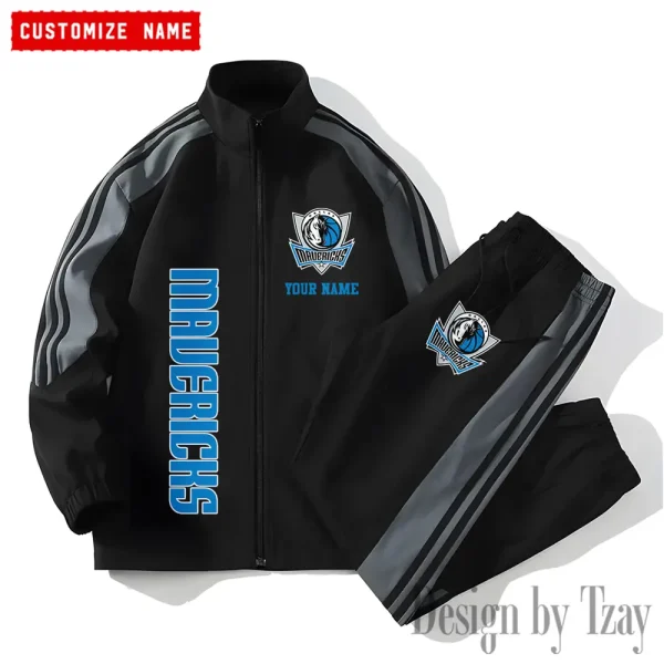 Dallas Mavericks NBA New Style Versatile Sports Set Jacket And Pants S9VSS2PS164