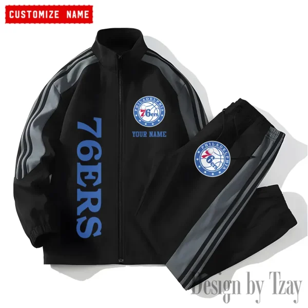 Philadelphia 76ers NBA New Style Versatile Sports Set Jacket And Pants S9VSS2PS184