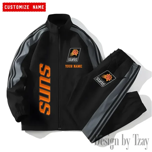 Phoenix Suns NBA New Style Versatile Sports Set Jacket And Pants S9VSS2PS185