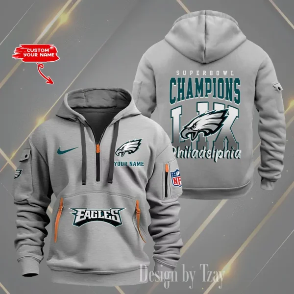 Philadelphia Eagles Heavy Hoodie AZHEAVYHD380 - Image 2