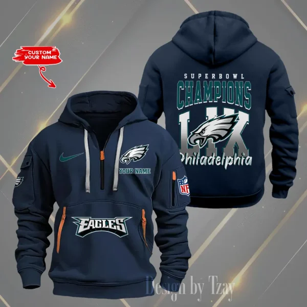 Philadelphia Eagles Heavy Hoodie AZHEAVYHD380 - Image 3