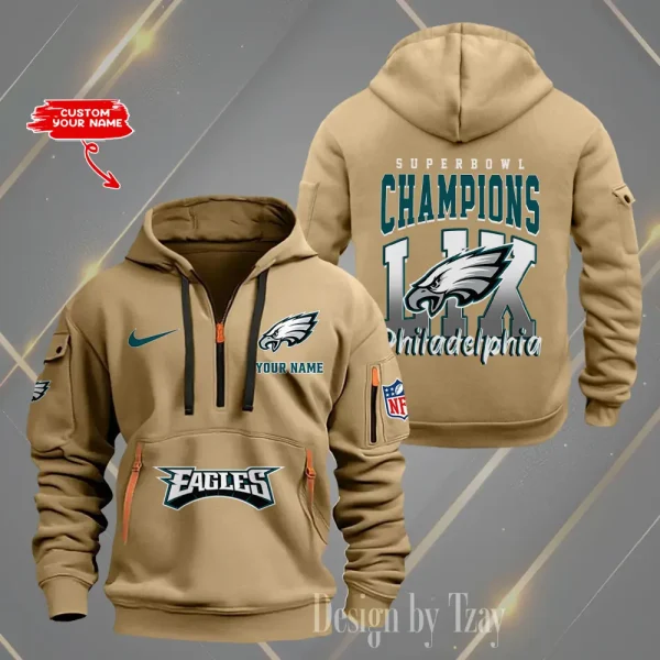 Philadelphia Eagles Heavy Hoodie AZHEAVYHD380 - Image 4