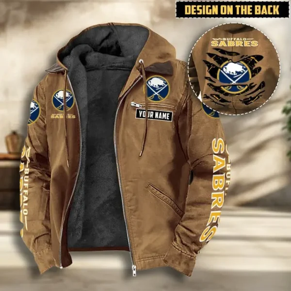 NHL Buffalo Sabres Men's Casual Padded Jacket Hooded VITHCJ183